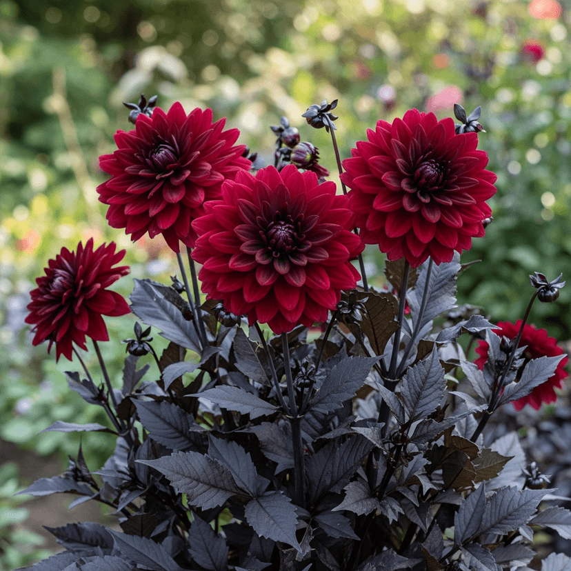 Dahlia Black Forest Ruby